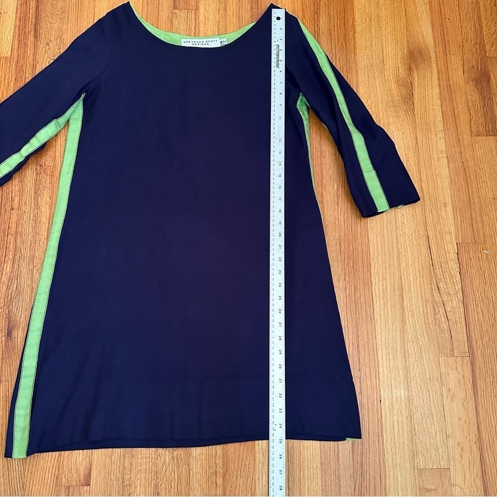 Gretchen Scott Designs Dress 3/4 Sleeve, Size Medium (j5) - Picture 3 of 11